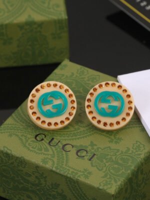 18K Double G Resin Earrings
