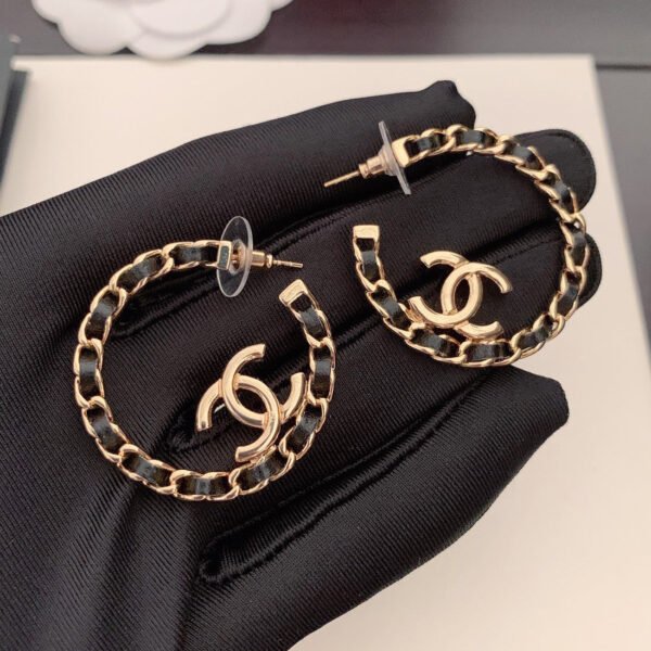 18K CC Strass Earrings