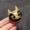 18K CC Cat Brooch