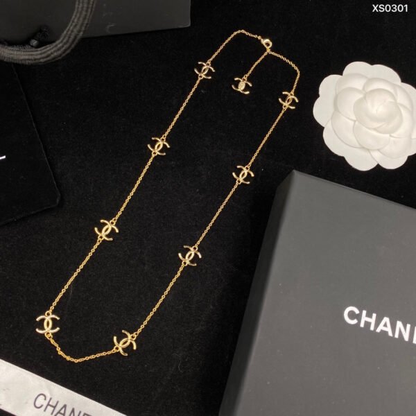18K CC Multi-Logo Necklace
