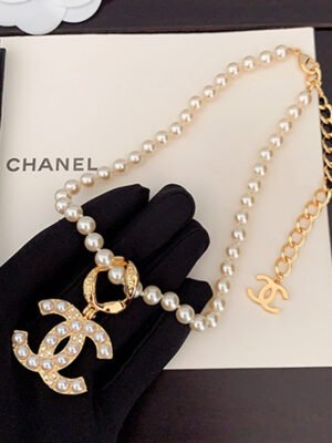 18K CC Classic Pearl Necklace