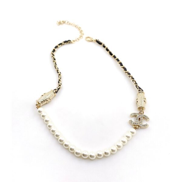 18K CC Crystals Choker Necklace