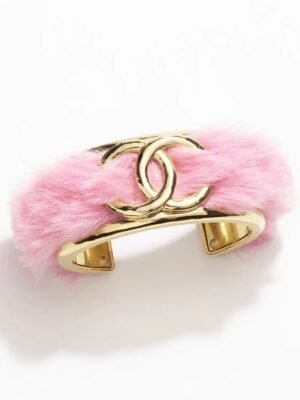 18K CC Pink Open Cuff Bracelet