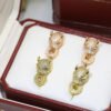18K Panth¨¨re De Diamond Earrings