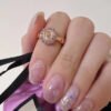 18K Double G Pearl Ring