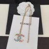 18K CC Color Crystals Necklace