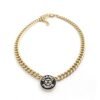 18K CC Paris Choker Necklace