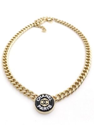 18K CC Paris Choker Necklace