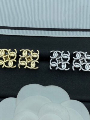 18K CC 24C Earrings