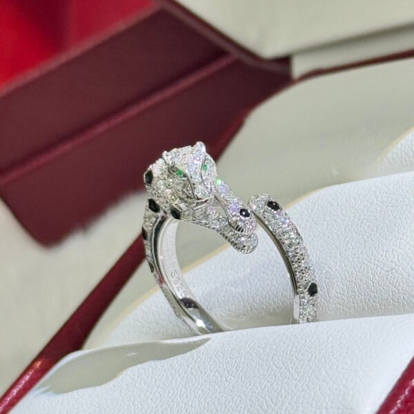 18K Panth¨¨re De Diamond Ring