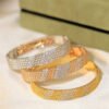 18K Perl¨¦e 5 Rows Diamond Bracelet