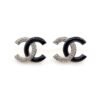 18K CC Black Diamonds Earrings