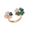 18K Cosmos Between the Finger Diamond Ring