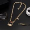 18K CC Red Bag Pendant Necklace