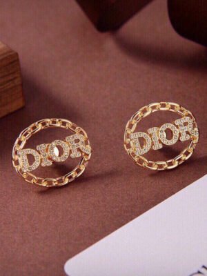 18K CD Crystal Earrings