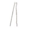 18K CC Long Crystals Earrings