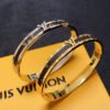 18K Louis Leather Vintage Bracelet