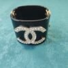 18K CC Crystal Cuff Bracelet