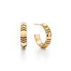 18K Atlas X Hoop Earrings