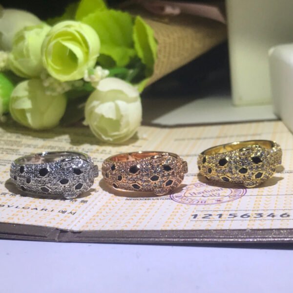 18K Panth¨¨re De Diamond Ring