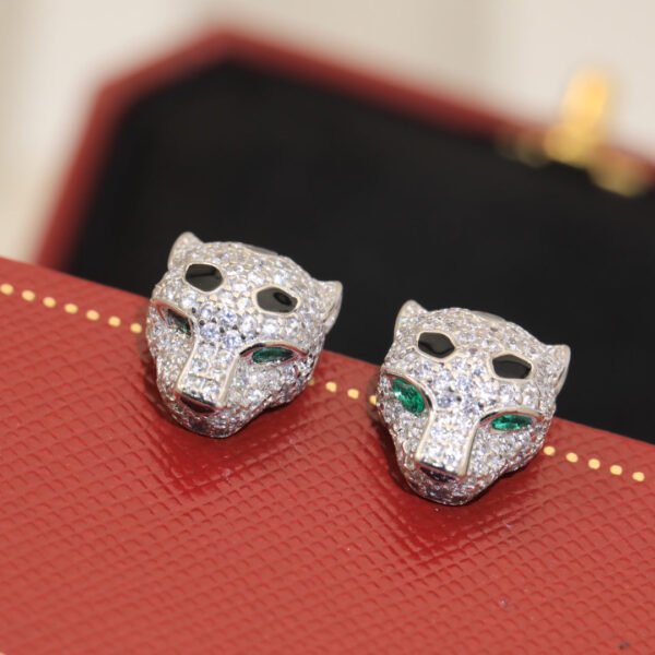 18K Panth¨¨re Earrings