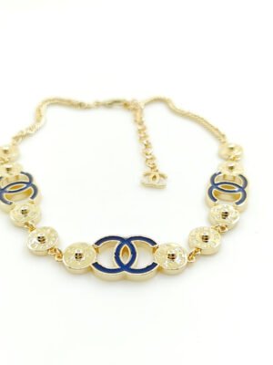 18K Blue CC Choker Necklace