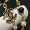 18K CC 24S Long Pearls Necklace
