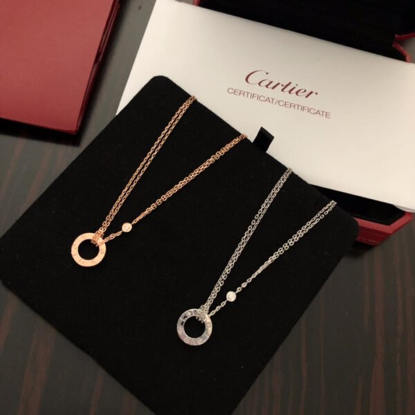 18K Love Diamond Necklace