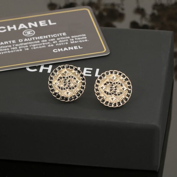 18K CC Strass Earrings