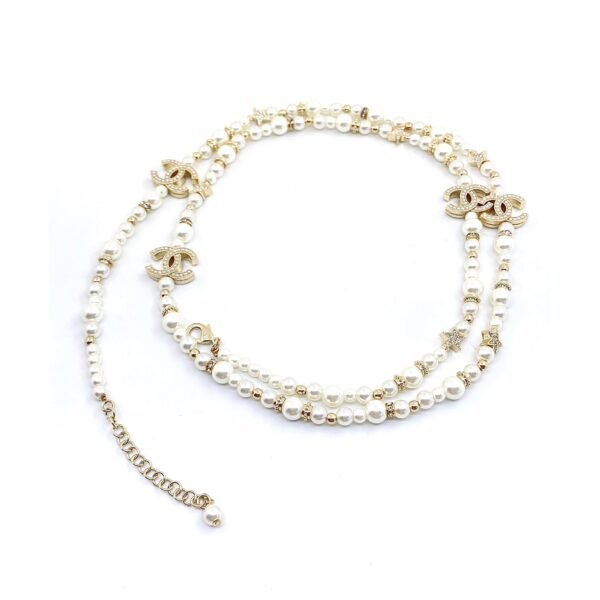 18K CC Pearls Necklace