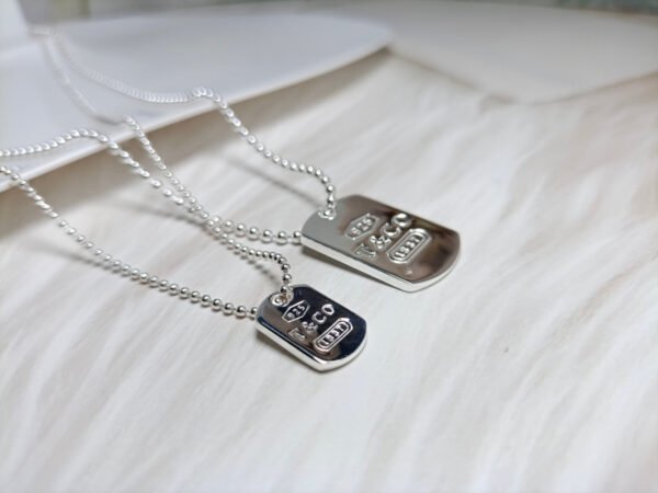 18K T 1837 Tag Pendant Necklace