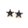 18K CC Star Earrings
