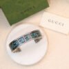 Double G Cube Green Wide Bracelet