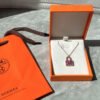 18K Amulettes Constance Pink Diamonds Pendant Necklace