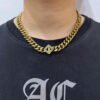18K CD Diamond Chain Necklace