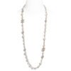 18K CC Black Pearl Diamond Necklace