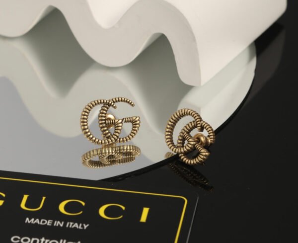 18K Double G Earrings