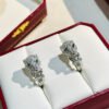 18K Panth¨¨re De Diamond Earrings