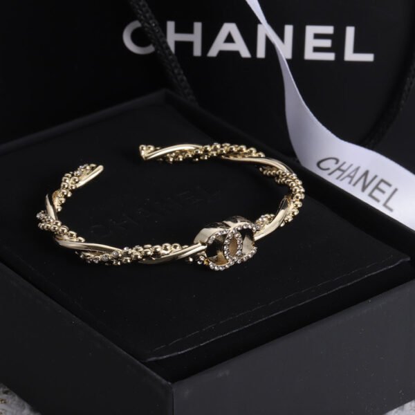 18K CC Diamond Chain Bracelet