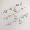18K Magic Alhambra Five Motifs Diamonds Bracelet