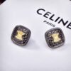 18K Triomphe Black Gold Earrings
