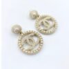 18K CC Pearl Earrings