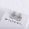 18K BB Hourglass Diamond Earrings