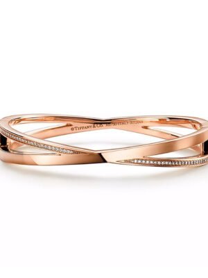 18K T Atlas x Narrow Hinged Bangle Bracelet