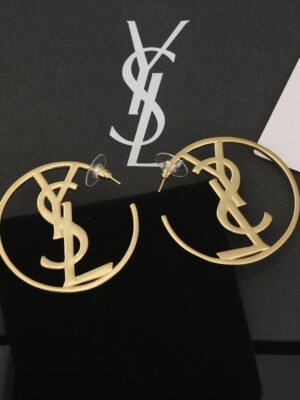 18K Saint Monogram Earrings