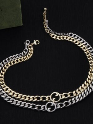 18K Double G Chain Necklace