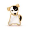 18K Lucky Animals Dog Clip Brooch