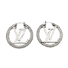18K Louis Louise Hoop Diamond Earrings