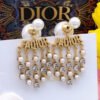 18K CD J'Adior Pearl Earrings