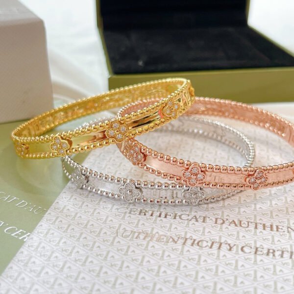18K Rose Gold Perl¨¦e Sweet Clovers Small Bracelet